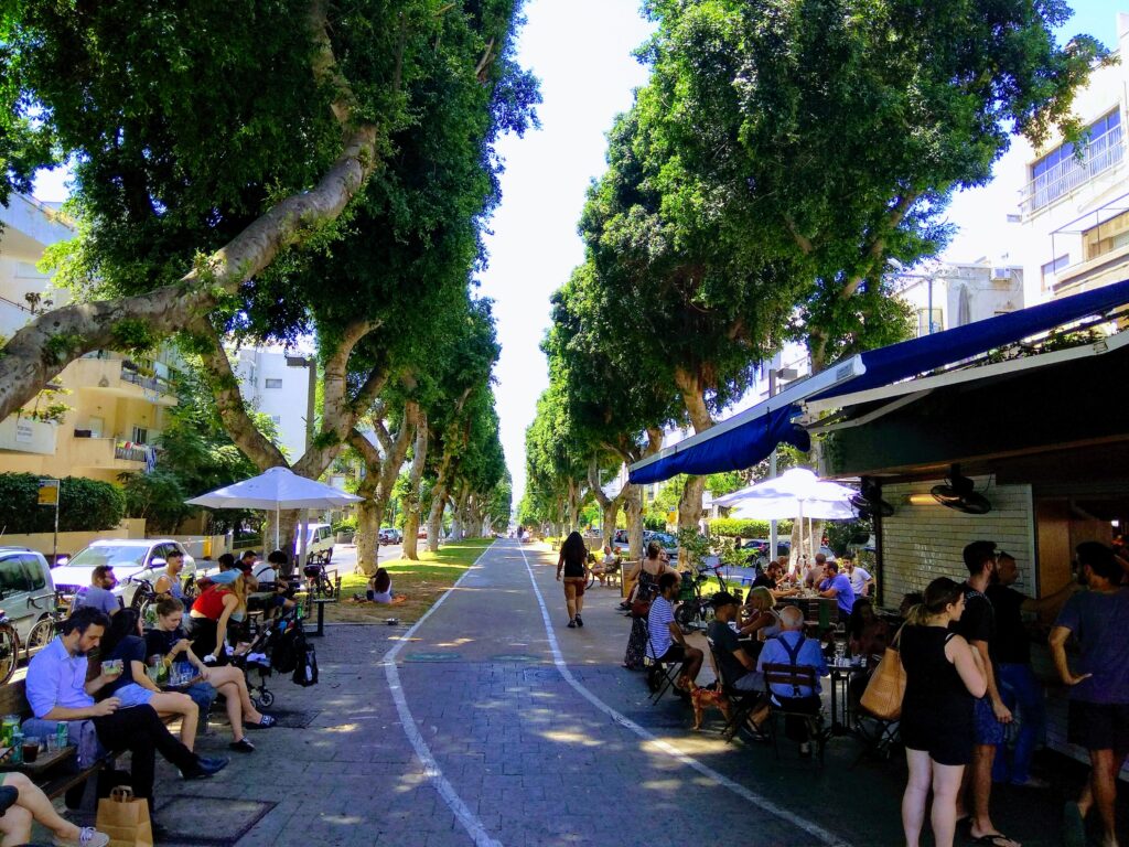 coffee kiosk downtown tel aviv